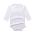 Pack of 3 Newborn Baby Bodysuits Romper in Cotton Stuff for Newborn Baby (Unisex) Available 0 to 12 Months - Half Sleeves - White. 