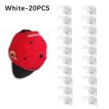 5 10pcs New Baseball Hat Hook Hat Sticking Hook Traceless Hook Black Minimalist Design Hat Rack Simple Earphone Necklace Storage. 