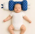 Adjustable Baby Head Shaping Pillow Soft Memory Foam Infant Pillow for Flat Head Prevention, Anti-Roll, Anti-Twist, Neck & Spine Support – Newborn Sleeping Positioner Cushion for Crib, Cot, Bed, Bassinet, Car Seat, Stroller – Breathable & Portable Random. 
