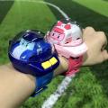Wrist Watch Remote Control Car Toy USB Mini Cartoon Racing Car Toys Gift for Children. 