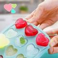 1 icecube tray Silicone Pop Up Ice Cube Tray Easy POP Out Silicone Base Round/Heart Shaped Cubes Maker Drink Freezer Jelly Mold, IceCube Maker_ice maker Baraf Sancha. 