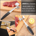 Dream Enterprises Meat Tenderizer, Dual-Sided Nails Meat Mallet, Meat Hammer Used for Steak, Chicken, Fish，Meat Pounder With Rubber Comfort Grip Handle, 8.8 inches Meat Tenderizer Tool. 