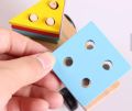Wooden Shapes Train Toy Multi Color Multi Shapes. 