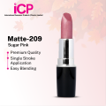 Swiss Miss Lipstick Sugar Pink (MATTE-209). 