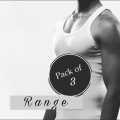 Pack of 3-Men's Sando Without Sleeves Banyan Body Fit-White Inner wear. 