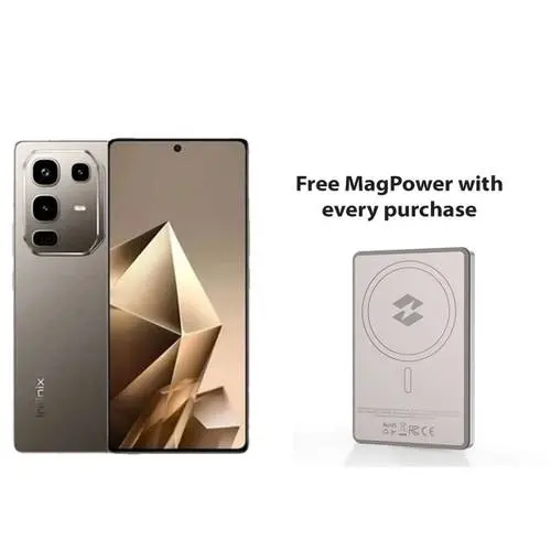 Infinix Note 50 8GB RAM 256GB Rom , 6.78” AMOLED  Display 144Hz , IP64 , 5200 mAh - 45W Super Charge