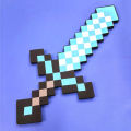 Minecraft peripheral children's toy model s EVA foam diamond pickaxeax figure. 