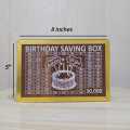 Birthday Saving Box – 30,000 Target Money Challenge – Wooden Money Saving Chart with Rupee Slots – Gift Idea for Kids & Adults I Saving Box I Saving Money Box I Saving Box For Money I Mister Traders Birthday Saving Box I Budget Savings Organizer. 