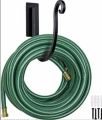 Garden Pipe Holder Wall Mounted Water Pipe Holders for Outside Storage Hanger Heavy Duty Metal Pipe Bracket, Holds 60-Feet of 5/8 Inches for Garden and Outside Pipe Hook. 