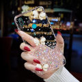 For Huawei P Smart 2019 Back Cover Luxury 3D Shiny Rhinestone Butterfly Glitter Sequins Starry Girls Cases Clear Soft TPU Silicone Protective Mobile Phone Case. 