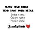 Customize Nikkah Booklet Size 12X16. 