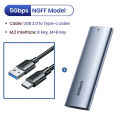 M.2 NVMe SSD Enclosure 10Gbps SSD Adapter For PCIe To USB SSD Case for External Hard Drive Portable External SSD. 