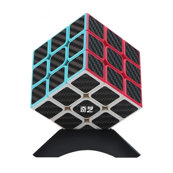 【shengxiong6525】ZCUBE Qiyi 3x3x3 2×2 Carbon Fiber Sticker Professional 3×3 Magic Cube 2x2 Speed Toy Moyu 3X3 Hungarian Rubix