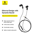 Baseus Encok HZ20 Wired Earphones 3.5mm with High Bass, Braided Cable Low Latency HiFi Sound Handsfree. 