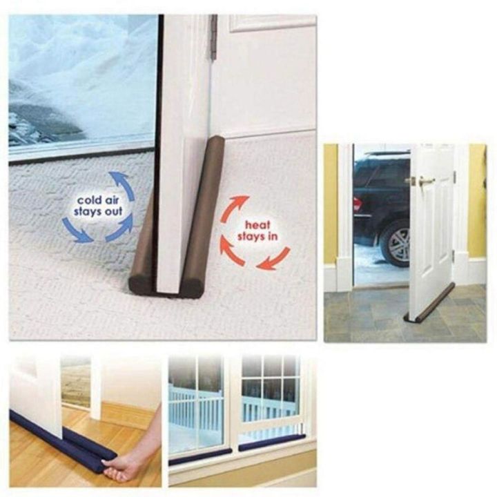 Door Dust Stopper Noise Sound Light Smell Blocker Door Draft Guard for Doors and Windows 1Pc