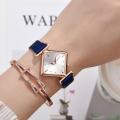 【ETOP】Women Square Watch Luxury Ladies Quartz Magnet Buckle Gradient Color Watches Relogio Feno For Gift Clock. 