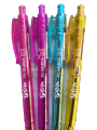 FlexOffice Passion Retractable Smooth Ink Pen - Multicolored. 