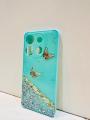 Infinix Smart 7 HD Girls Back Cover - Luxerey Back Cover - Fancy Flower Butterfly Covers -Infinix Smart 7 HD Back Cover. 