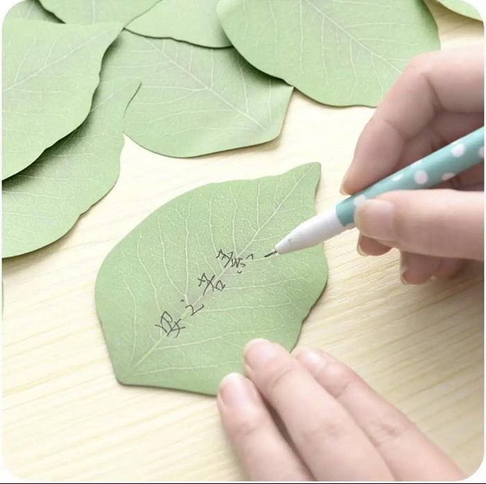 Cute%20Sticky%20Notes%20Paper%20Leaves%20Design%20Stickers%20Note%20Sticker%20Paper%20Memo%20Pad%20Stationery%20(200%20sheets)%20-%20%20NKS%20-%20Image%204