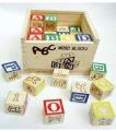 ABC & 123 Wood Blocks WOODEN ABC BUILDING BLOCKS 48 PCS (Large). 