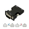 HDMI female to VGA male converter with audio projector HD computer display set-top box connector cable. 