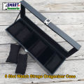 6 Slot 6 Watch Artificial Leather Lasani Wood Made Watch Organizer Watch Storage Case Watch Storage Box. 