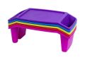 New Durable Assorted Color Kids Plastic Lap Tray Sturdy Multi Purpose Large Student Laptop Desk Portable Children Activity Tray. 