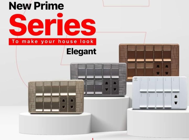 ELECTRIC SWITCH BOARD, SWITCHES AND SOCKETS