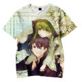 3D Shiro Seijo to Kuro Bokushi Anime Cartoon The White Holy Woman and the Black Priest T-shirt Harajuku Streetwear Clothes. 