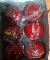 Pack of 6 Hard Ball For Cricket - Hardball Red Weight 156 Grams more than 25 over guarantee. 