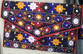 PURSE Handbag For Women Girls with Shoulder Strap Pakistani Traditional Cultural Party Wear Bag  Hand Sindhi Balochi Pashtun Multicolor Embroidery & Sequins Pakistani Traditional Hand Made Bag Purse Clutch Embroidered Mirror Work for Gi. 