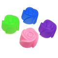 10 Pcs Silicone Rose Muffin Cookie Cup Cake Baking Mold Chocolate Maker Mould. 