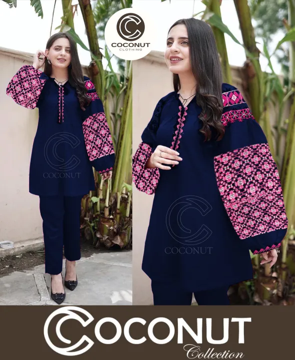 Stylish%20Embroidered%20Two%20Piece%20Dress/2pcs%20Stitched%20Dress%20for%20Women/Ready%20to%20Wear%20-%20Image%203