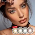 【HOT】 Magister Color Contact Lenses Gray Lenses 1Pair For Eyes Iris-Inspired Colored Lenses Yearly Circle Lenses. 