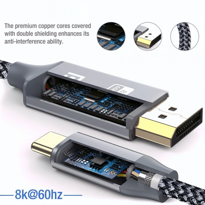 USB%20C%20Thunderbolt3%20To%204K%208K@60Hz%20DisplayPort%20Adapter%20Type-C%20To%20DP1.4%2032.4Gbps%20High%20Speed%20Cable%20for%20USB%203.1%20Phone%20Laptop%20Display%20-%20Image%202