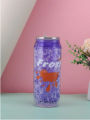 Trendy Glass water Bottle - Leak Proof Insulated Water Bottle - Creative crushed ice water bottle - stylish and cute straw kettle - BPA Free. Keep Your Drinks Cool and Trendy By AIMS MART. 