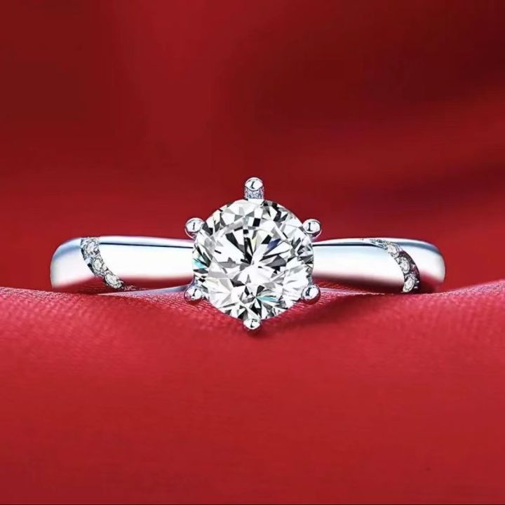 Platinum%20Plated%20Full%20Zircon%20Sparkling%20Wedding%20Crown%20Ring%20for%20Women%20Simple%20Mirco%20Pave%20Bling%20Zirconium%20Diamond%20Ring%20for%20Bridal%20-%20Image%203