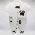New Turkish Romper For Baby Boy/Girl In Crown Design - 0 to 6 Month. 
