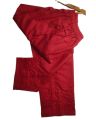 Fashion Cotton Trousers Red Color Straight Trousers Bottom Embroidery Fashion Cotton Trousers for Women and girls Cotton Embroidered Medium Size Embroidered Pants Trouser For Girls. 
