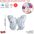 Butterfly Foil Balloon Collection Air & Helium Balloons, Party Supplies, Kids Happy Birthday & Baby Shower Parties Celebrations, Decor Supply, Reusable Foil Ballons, Photo Booth Backdrops & Wall Background Decorations,Born Day, School For Girls Boys & Kid. 