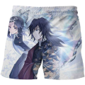 Fashion Children's Cartoon Demon Slayer Swimming Shorts kids Summer Beachwear Loose Swim Trunks Swimsuits Beach Shorts. 