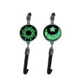 2pcs Sun and Moon Lovers Time Gem Luminous Couple Bracelet Valentine's Day Men's and Women's Set Stainless Steel Bracelet. 