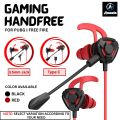 Gaming Handsfree - Wired Earphones 3D Bass Stereo Sound For Gamer- Gaming headphones with Detachable Mic - Gaming Headset - Gaming Handfree For Pubg | Cs | Cod |Fortnite - In-Ear Gaming Earphones - Noise Cancelling Earphones - Earphones For Gaming. 