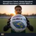Sialkot Handmade Football – High Performance PU Leather Soccer Ball | Training & Match Use | Thermo Bonded, Long Lasting Football Pakistan. 