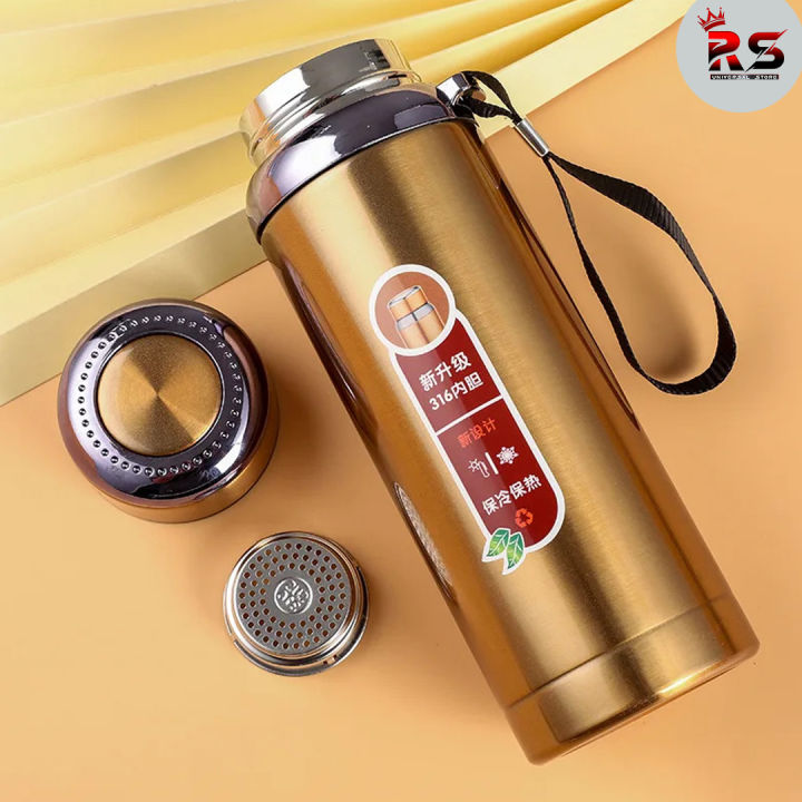 1000ML Water Bottle Vacuum Flask (Mix/Random color) | Rs universal store
