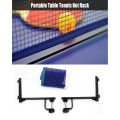Table Tennis Ping Pong Net With Metal Clamp Post Set. 