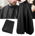 Hair Salon Cape Waterproof Hair Cutting Apron Barber Bibs - Black. 