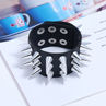 Punk Men Women Faux Leather Multiple Spikes Bracelet Bangle Jewelry Wrist Decor. 