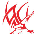 Decorative Sticker Stylish Pattern Howling Wolf Car Decal. 