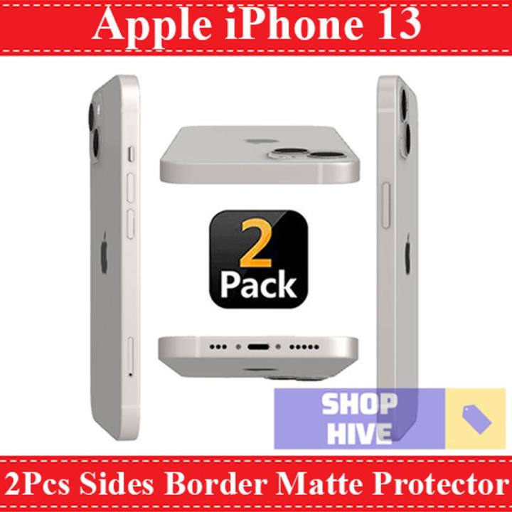 2Pcs Apple iPhone 13 Complete all Sides Border Protector For Apple iPhone 13 - Matte Protector
